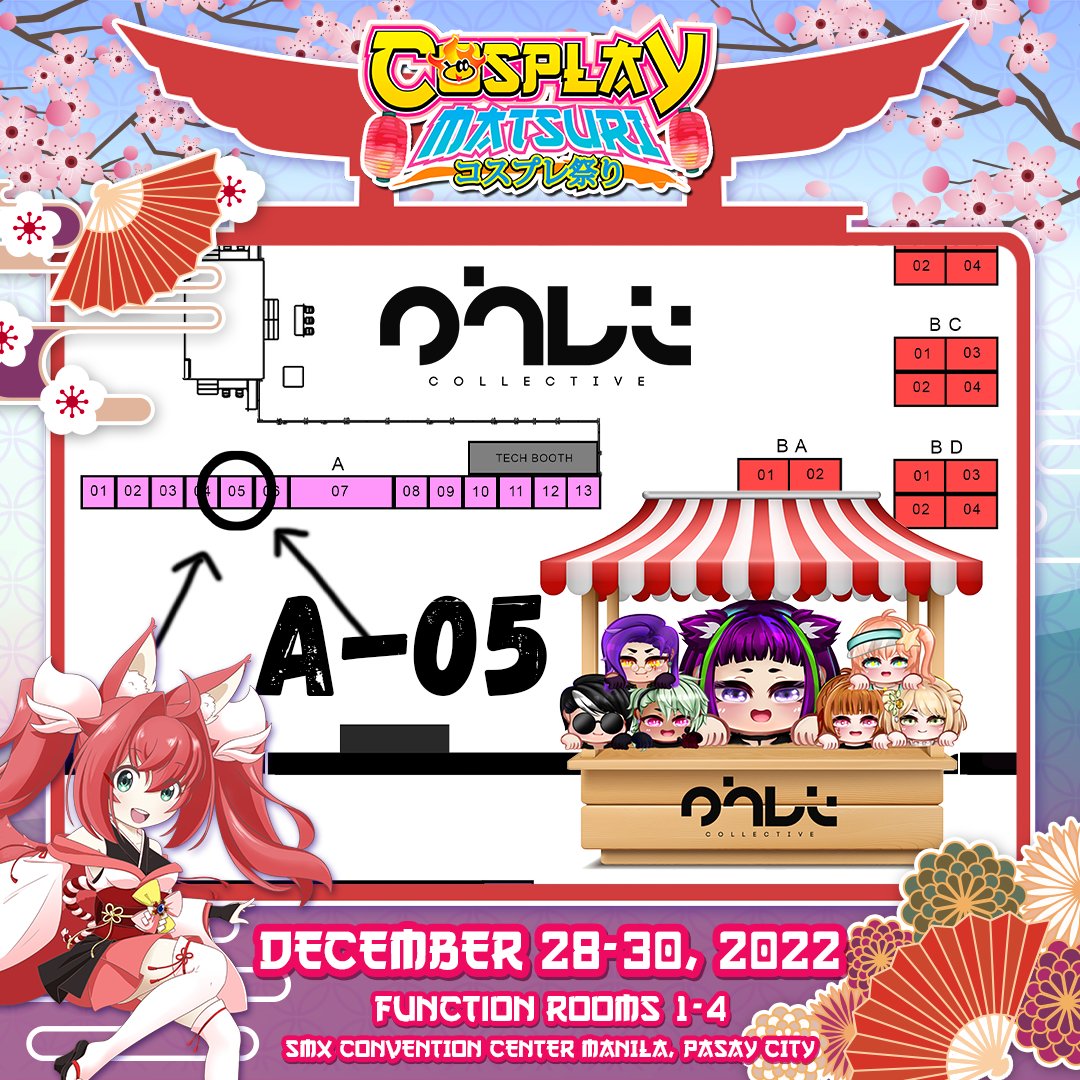 PHVTCollective's tweet image. 🌸PRE ORDERS ARE NOW UP🌸
Reserve your favorite PH Vtuber merch now!! 
Available both for Cosmatsu Pickup or Shopee checkout!! 
&amp;gt;&amp;gt; forms.gle/UsZ6m8UhGhrudw…
Also come see us at 𝐁𝐎𝐎𝐓𝐇 𝐀-𝟎𝟓.
Hope to see you there!!😍
#PHVtuber  #CosplayMatsuri2022 #phvtubercollective