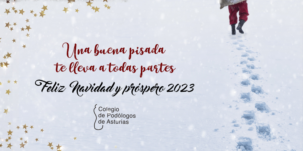 🎄 Desde el Colegio de Podólogos de Asturias os deseamos que disfrutéis de unas muy Felices Fiestas y Feliz Año Nuevo 🥳.
🍇 Que el 2023 venga cargado de buenos momentos y SALUD 🥂✨.
🫶  Gracias por seguirnos un año más.
#Podología