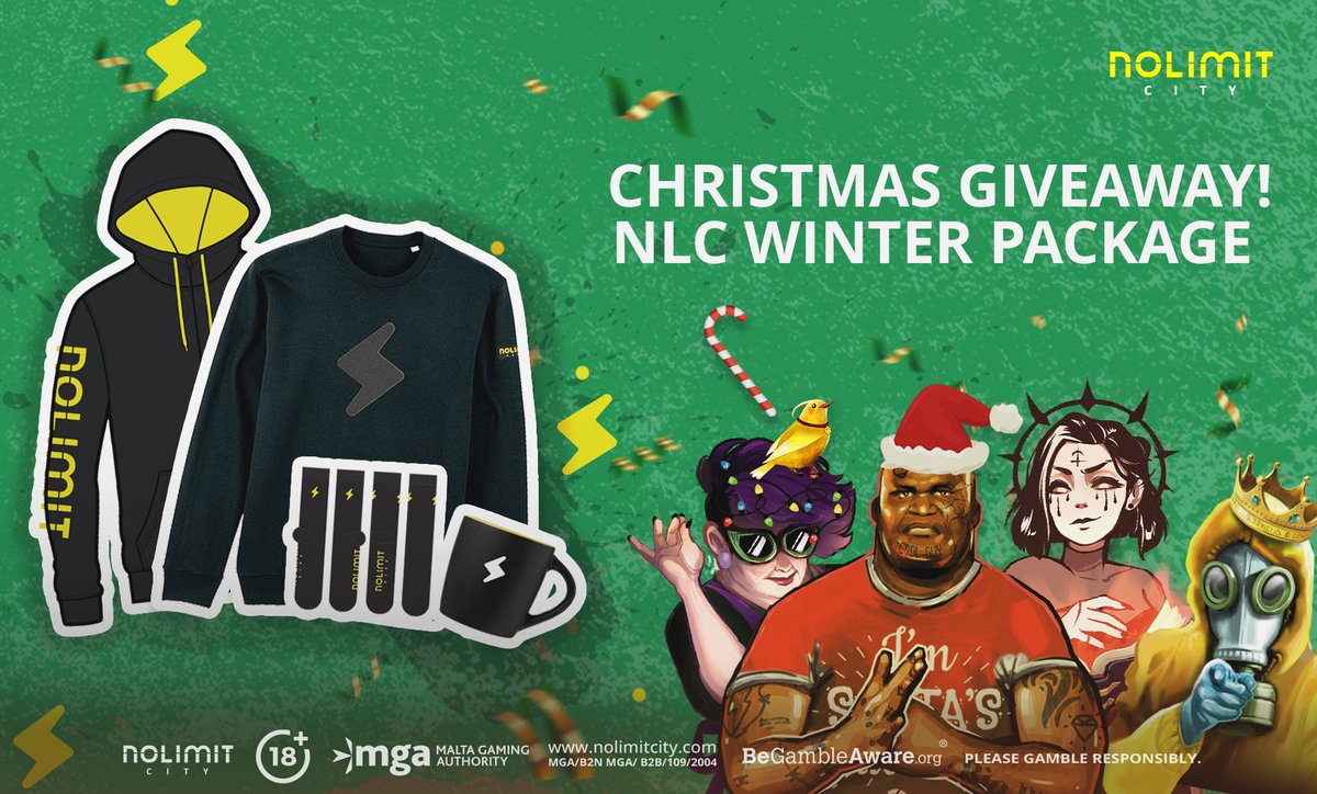 CityNolimit's tweet photo. 💥 #NOLIMIT WINTER PACKAGE #GIVEAWAY !! 🎄❄️

It's getting chilly! Don't stress - our sleek NLC merch is here to keep you toasty ⚡

Follow us, RT, and comment what was your favourite #NolimitCity game of 2022 &amp; why! 🔥

18+ | Please Gamble Responsibly | https://t.co/VnYLT0m636 https://t.co/5p4AoKnsys