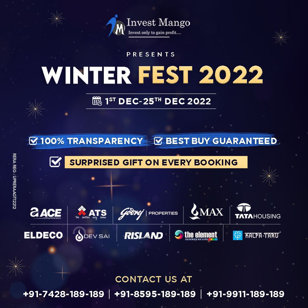 InvestMango1's tweet photo. Check out Winter Fest which started from 1st Dec - 25th Dec 2022. Buy Any Property till 25th December 2022 with Best Buy Guaranteed &amp; Get an Assured gift on Every Booking.
https://t.co/TOk2O7OPKV
+91 7428189189
 #winterfest2022 #winterfest #winterfestoffer #winterfestinvestmango https://t.co/tzM3Wxmqvx