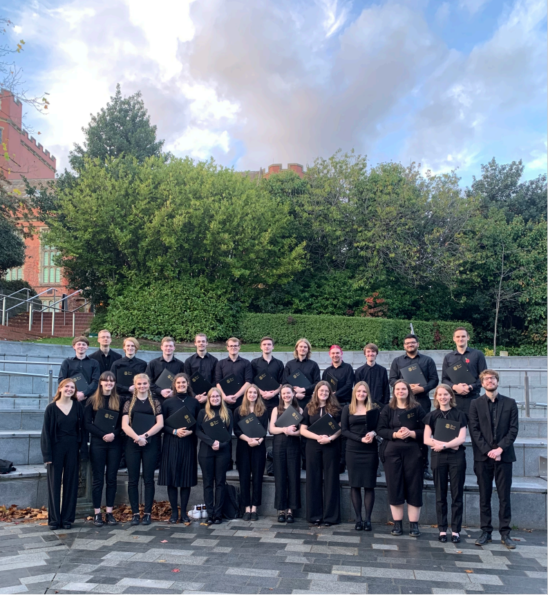 PerfVenuesSheff's tweet photo. Our very own @UOSChamberchoir will be rounding off our Concerts programme with their Christmas Concert taking place in Firth Hall tomorrow.

The performance will include a range of works by composers including Rodney Bennett, Leighton, Britten, MacMillen and Coleridge-Taylor 🎄 https://t.co/41RiJufW3R