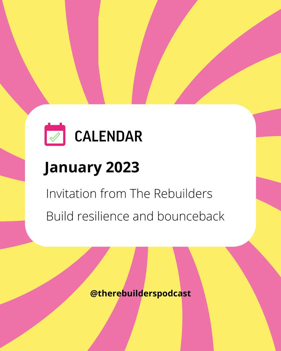 As you reflect on another year drawing to a close, you may look to the new year and wonder, 'What now?' If you want a better 2023 and to strengthen your resilience, The Rebuilders book is the perfect gift to yourself. Get your copy buff.ly/38bYyI9