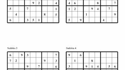 _Pasatiempos_ on X: Sudoku para imprimir nº 36