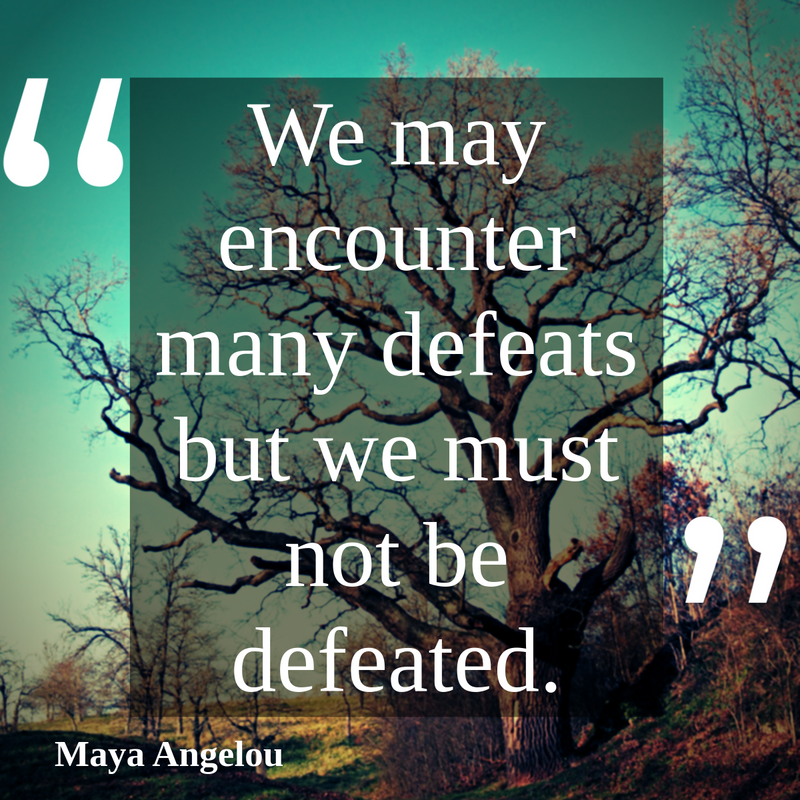 THEF0UNDERSHUB's tweet photo. We may encounter many defeats but we must not be defeated.
~Maya Angelou

#undefeated #relentless https://t.co/NXglRN8XMQ