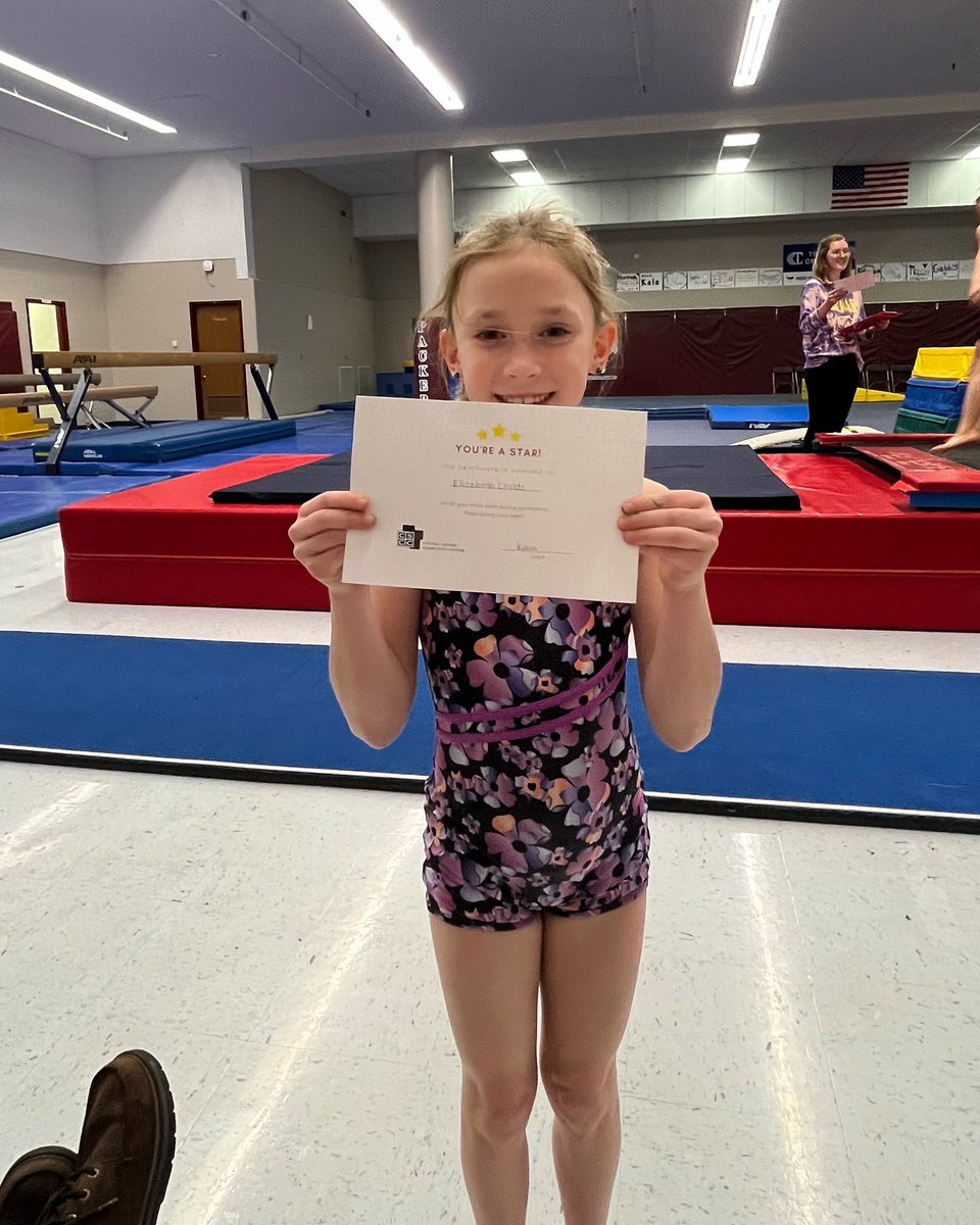 DanetteChilds's tweet photo. So proud of this girl! Since camp at the end of August she has leveled up twice! She’s got such a natural gift for gymnastics and her strength amazes me. Can’t wait to see what comes next! https://t.co/jIV222CswF
