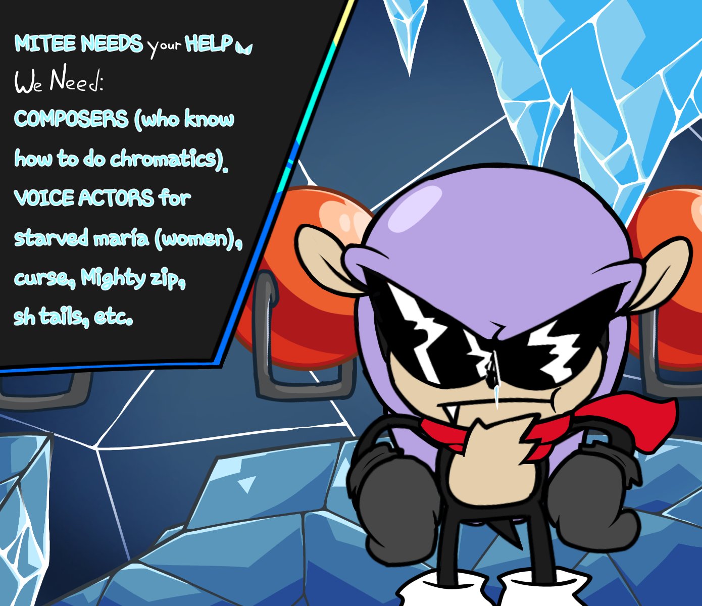 Sonic.exe Dsides (OLD ACCOUNT) on Twitter "Mitee needs your help (the