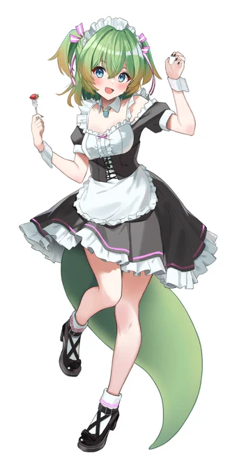 翠衣こはくちゃん( )のメイド服お仕立てしました!リピートありがとうございました! 