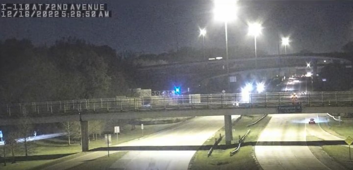 WAFB's tweet photo. BREAKING: Early morning shooting on interstate leaves 1 dead, officials say https://t.co/p5xkdOturD https://t.co/SwvcTf7f64