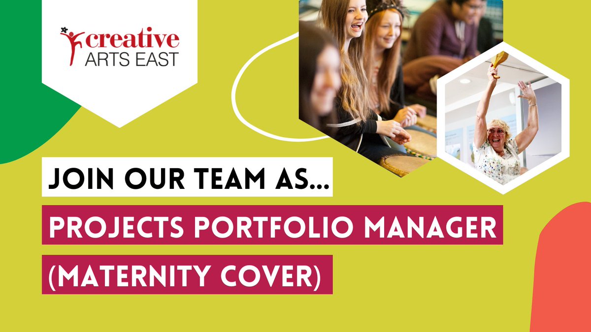CreativArtsEast's tweet photo. Are you a highly skilled, strategic-thinker, with experience of delivering & managing the development of multiple creative participatory programmes?
We might be looking for you๐
https://t.co/D3T30gkj2r
#eastofengland #norfolk #suffol #cambridgeshire #jobalert #creativeprojects https://t.co/w4ZA58c7vi