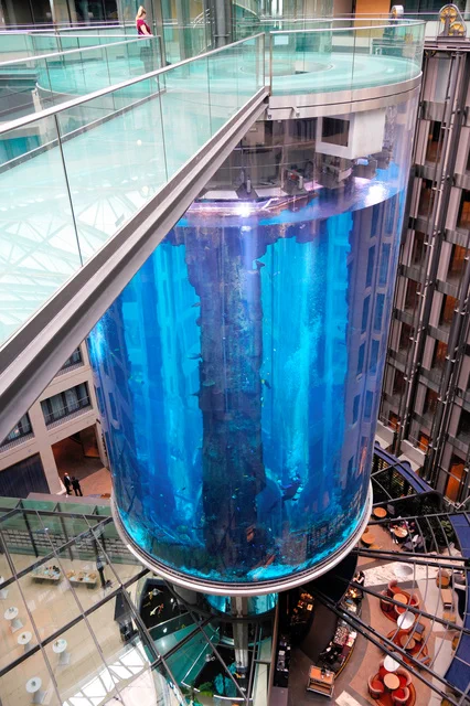 高さ16ｍの巨大水槽が破裂。水100万ℓと1500匹の魚が流出する事態に！