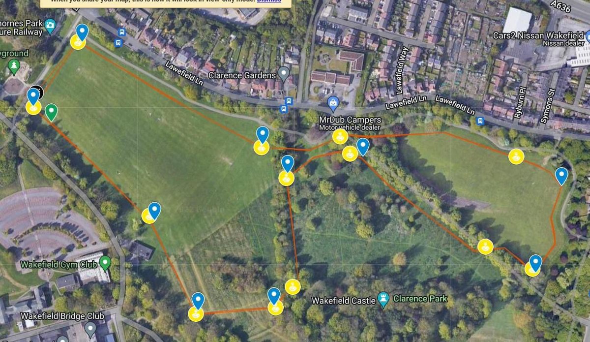 Wakeyparkrun's tweet photo. ***NEW ALTERNATE COURSE***

The parkrun elves have been and inspected the course this morning and decided we will run the ALTERNATE COURSE FOR THE FIRST TIME EVER TOMMORROW!!!!!

Its a 3 anti-clockwise laps cross country starting and finishing at the children's playground. https://t.co/zeJ24Ioh6W
