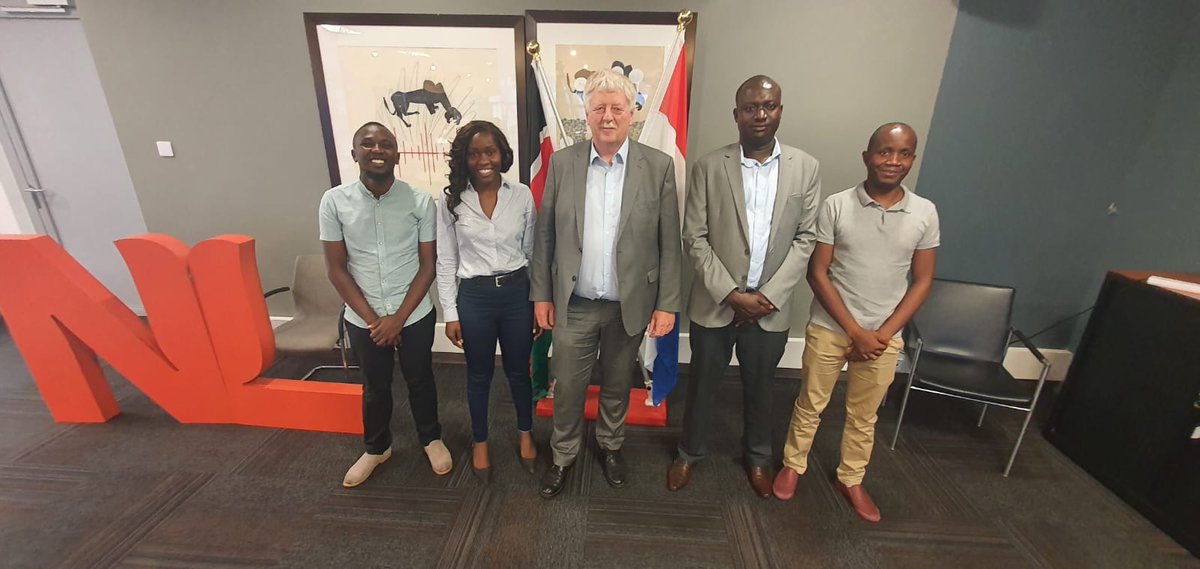 Today <a href="/CrimeScribesKE/">Crime Journalists Association of Kenya-CJAK</a>  paid a courtesy call to Maarten Brouwer <a href="/AmbBrouwer/">NL Ambassador Kenya</a> the Netherlands ambassador to Kenya <a href="/NLinKenya/">Netherlands Embassy in Kenya</a> to discuss areas of mutual interest on the independence of the media, countering violent extremism, policing and state of human rights defenders in Kenya.