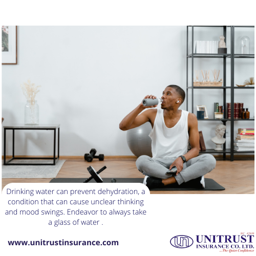 Unitrustinsure's tweet photo. Drinking enough water has a tremendously positive effect on skin clarity and health. Endeavour to drink enough water, happy weekend. #theweeknd #healthylifestyle #drinkwater #unitrust #thequietconfidence https://t.co/WUDdBylL8P
