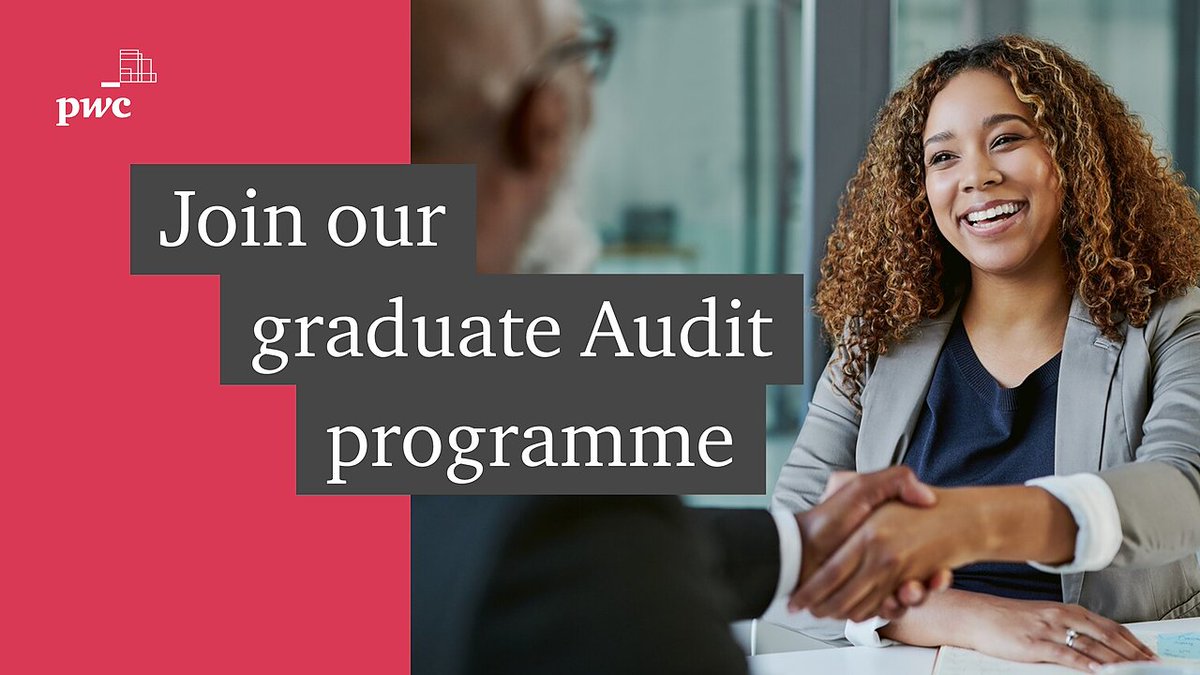 If you’re searching for an opportunity, apply to our graduate #Audit programme today. This #programme will provide you with an exceptional #career experience, working with and learning from the best. 

We have opportunities across the UK. Apply now: bit.ly/3uTDtJY