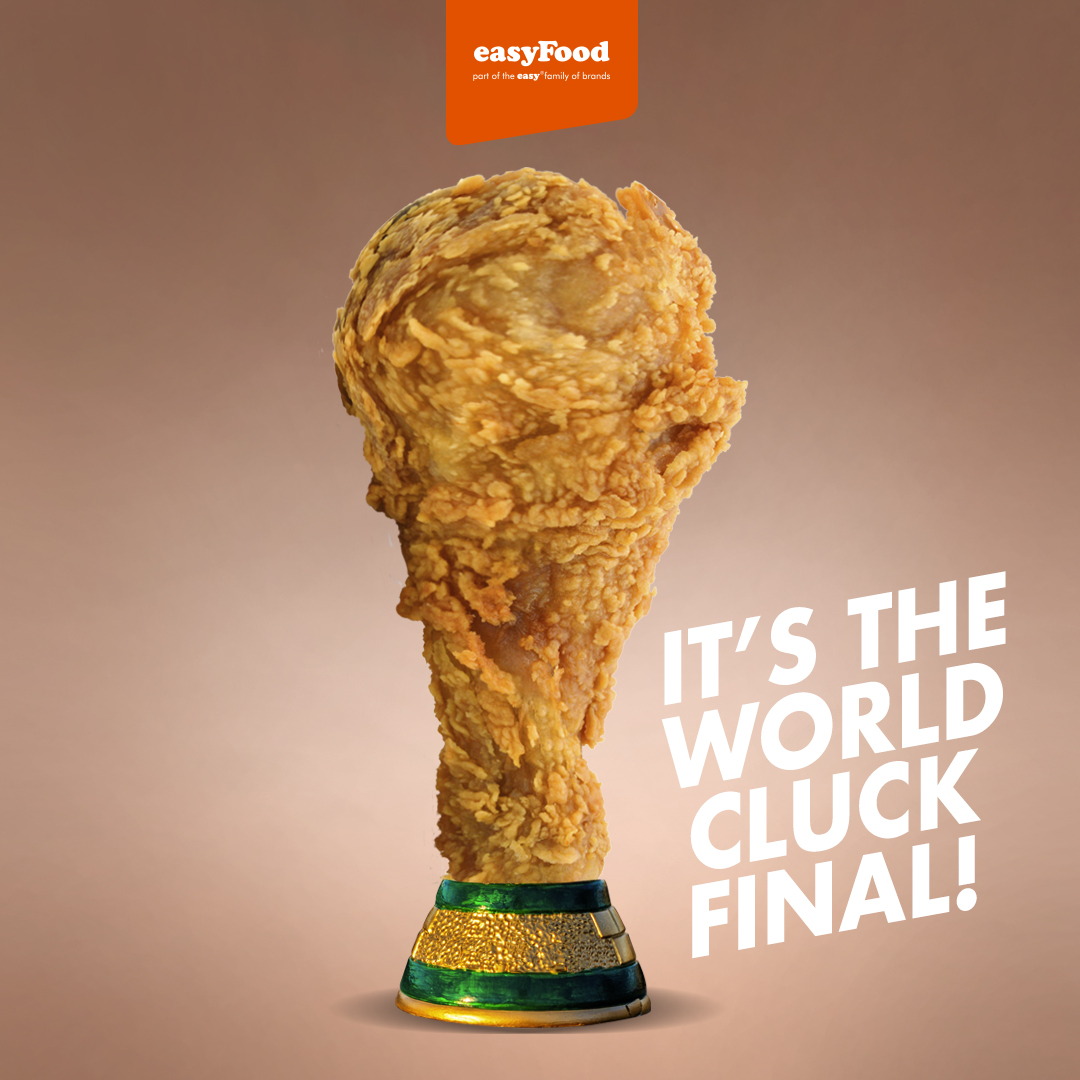 EasyFood_com's tweet photo. Today is the #WorldCupFinal between #FRAARG Order your #favourite recipe #chicken with  https://t.co/Izt1nhHY31 and avoid any unnecessary fowl play or de-lays! You’ll get a FREE Priority upgrade which means your #Food will be delivered first, fast and on time! #WorldcupQatar2022 https://t.co/gDzWCNlA4W
