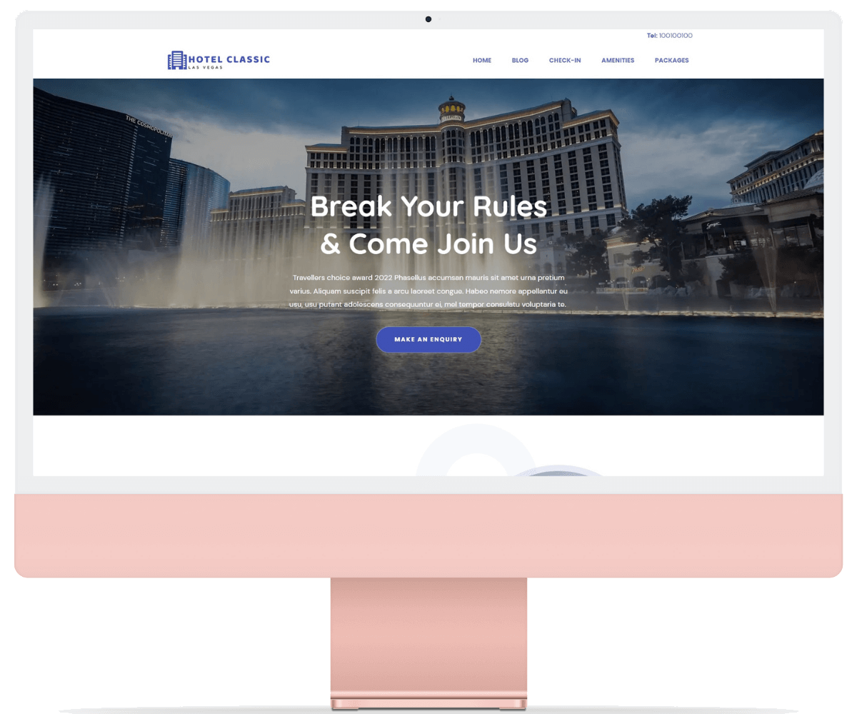 GlamsyDesigns's tweet photo. Hotel classic travel homepage template. Its specialized layout is perfect for the tourism industry #websitedesign #websitebuilder #websitedesign #websitetemplates #startabusiness #agencies #business #guesthouses #holidayhomes #travelagency

https://t.co/zcesRrs3tY https://t.co/UScEtZAoIC