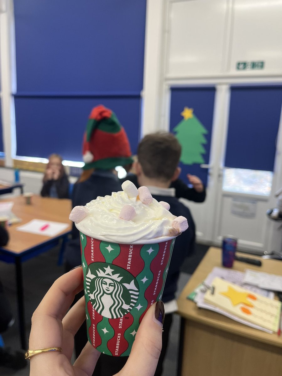 MissGTindall's tweet photo. 6GT are stepping into Christmas with our hot chocolates!🎅🏻☕️ https://t.co/0MHcxWosXu