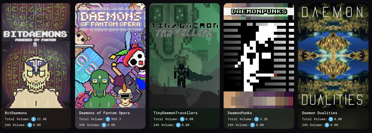 BitDaemons's tweet photo. ~12h remaining till holder snapshots for BitDaemons + our  auction collections Daemons of Fantom Opera, TinyDaemonTravellers and DaemonDualities 

Also 12h remaining for the @DaemonPunks #WaveDrop qualification - all you gotta do is tweet at us with a pic of your fave Punk

👹🔊 https://t.co/RTfPNI3DF4