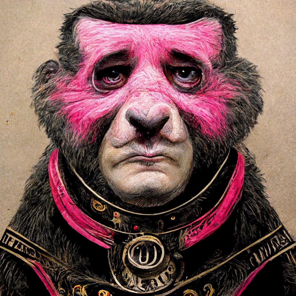 My next NFT is Bored Pink Gorilla Steampunk Ted Cruz. Special today at 200k. Proceeds will help to redirect caravans to the Hamptons