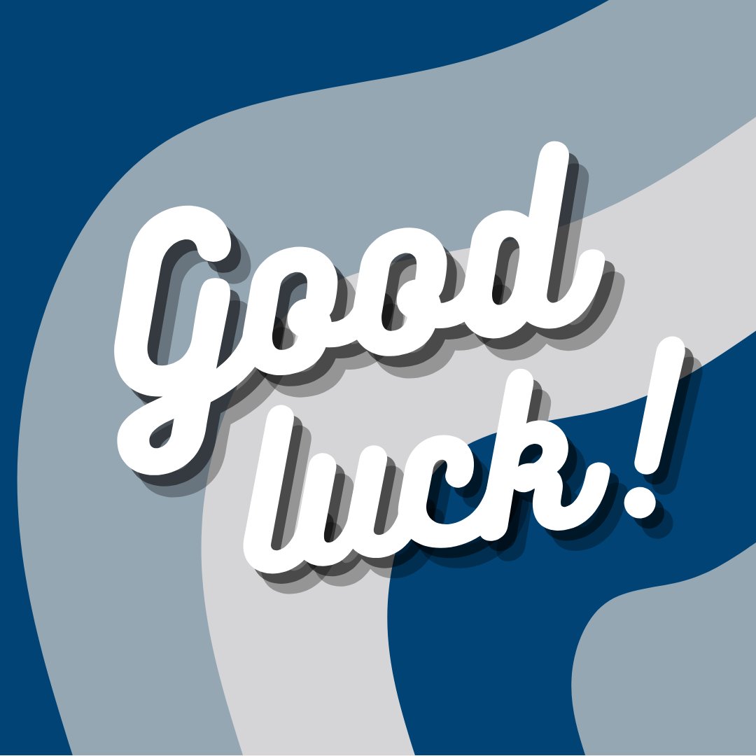 Buffaloes, don't forget that finals start next Tuesday! Study hard this weekend and get lots of rest to prepare. You can do it!