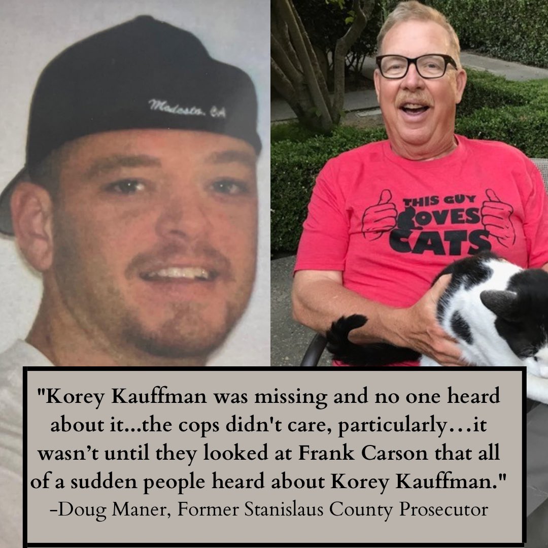 ichhstories's tweet photo. A particularly troubling aspect (among many) of the case covered in our Turlock, CA episode is that law enforcement and investigators did not take much interest in solving the disappearance of Korey Kauffman until Frank Carson was implicated. https://t.co/GUrYaK5WAo