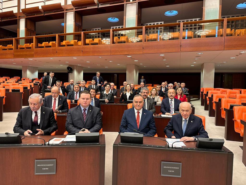 PrfDrFilizKilic's tweet photo. Genel Başkanımız Sayın #DevletBahçeli @dbdevletbahceli Bütçenin tümü üzerindeki görüşmeler için TBMM’de... https://t.co/zBl5iXwR9f
