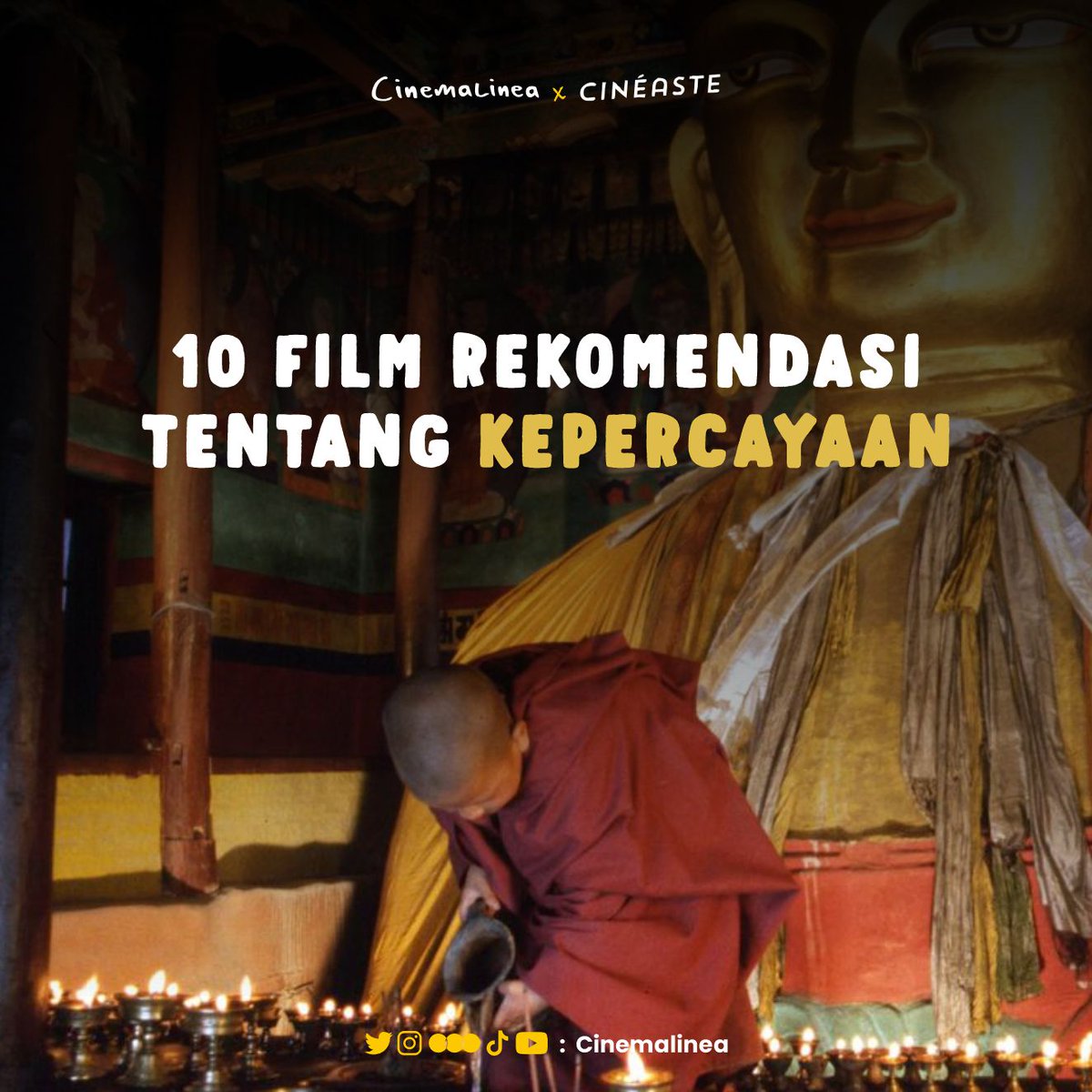 Bersama <a href="/cineasteid/">Cinéaste</a> kami merekomendasikan film-film tentang kepercayaan.