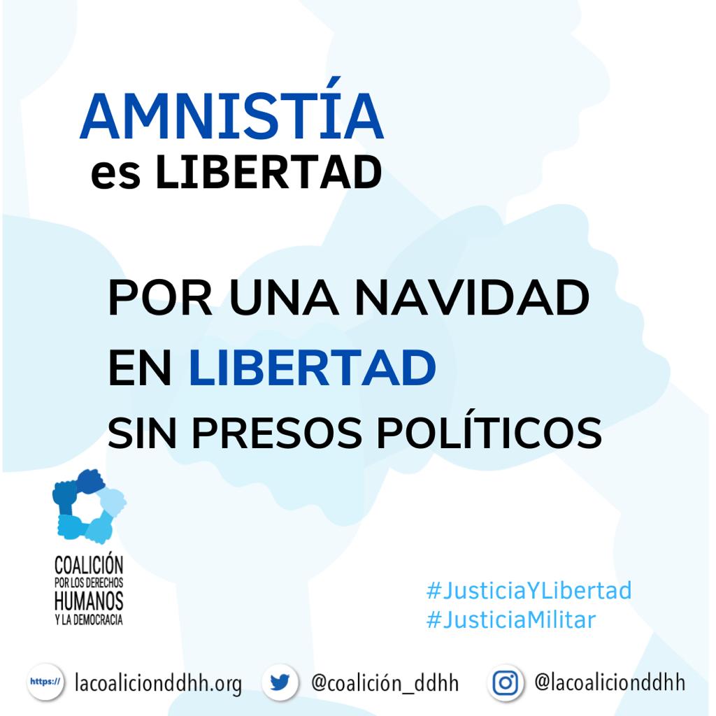 Coalicion_ddhh's tweet image. No solo el preso político se encuentra en prisión, se encuentra secuestrada su familia, sus amigos , junto a un preso político está secuestrada la democracia. 

#AmnistiaEsLibertad
#JusticiaYLibertad
#JusticiaMilitar
#NavidadSinPresosPoliticos 
#LibertadParaLosPresosPoliticos 🇻🇪