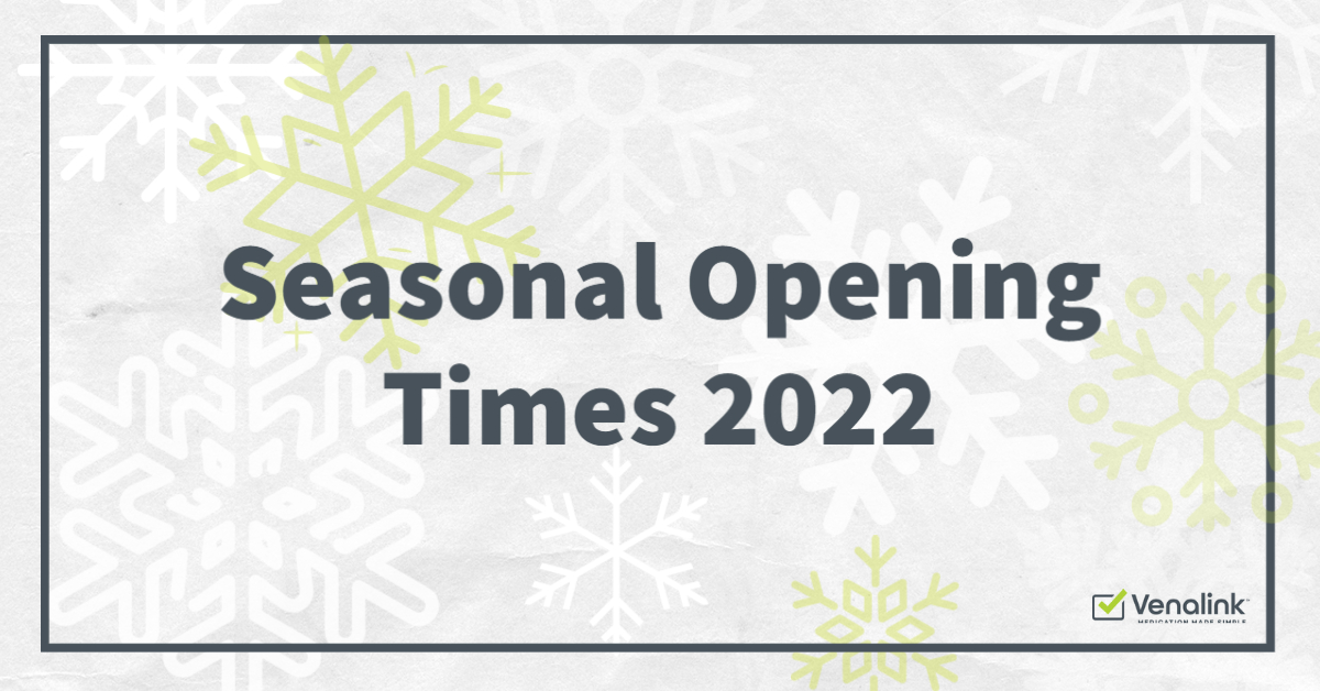 Venalink's tweet photo. ❄ Seasonal Opening ❄

22nd December is the last day to place orders for delivery before Christmas. Orders placed before 2pm aim to be delivered 23.12. Orders placed after this time will not be dispatched until 28.12

View our full seasonal opening hours: https://t.co/RU30yRXeZi https://t.co/aPT1u8iD8c
