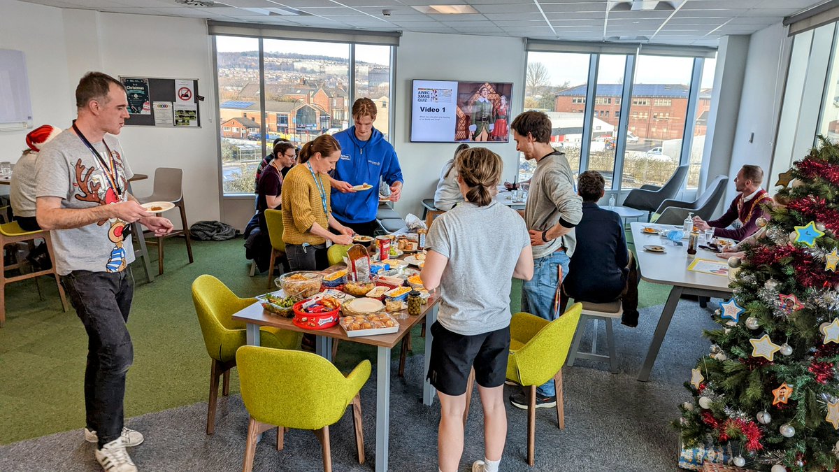 It's a beautiful sunny winter's day here in #Sheffield, and what better weather for a Team AWRC Christmas lunch?