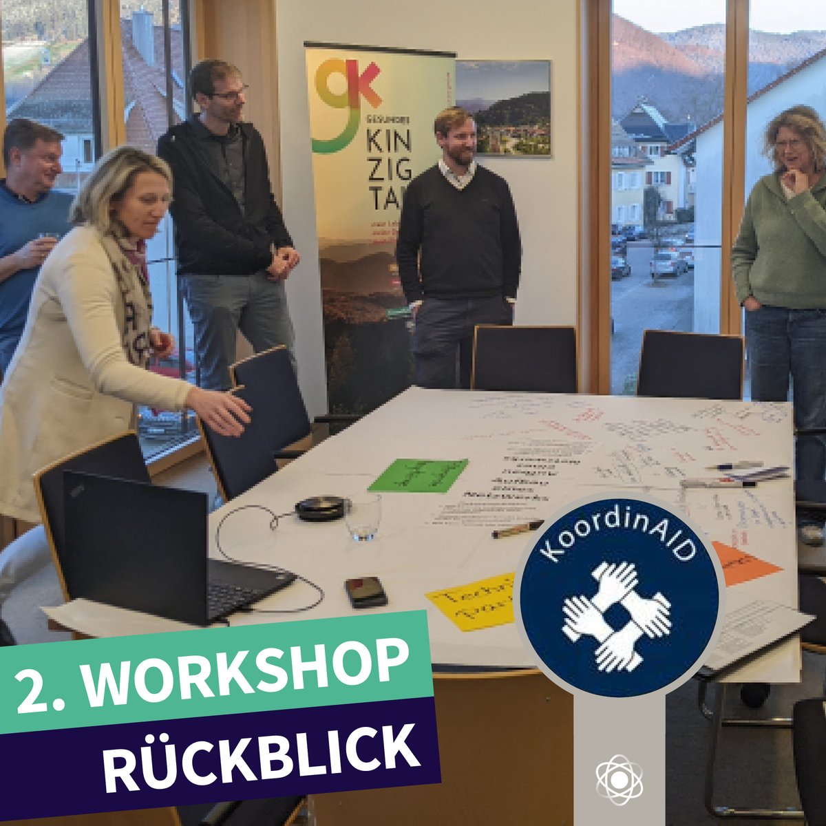 GesKinzigtal's tweet photo. Wie lassen sich Pflege-Experten mit pflegenden Angehörigen in Zukunft besser vernetzen?
Im Rahmen des Projekts #KoordinAID fand am 12.12. der nächste Workshop mit Pflege-Experten und pflegenden Angehörigen statt. Details zum Projekt:
https://t.co/jwU0L4VXeM…
#pflegepioniere https://t.co/0ktZIRqK8n