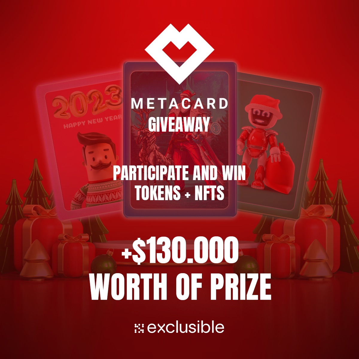 Attention Twitter! 

<a href="/gift_metacard/">METACARD</a> is giving away $6,000 worth of tokens and NFTs in our No Bear for New Year Giveaway, with a total of $130.000 to win! 🎁
gleam.io/zcrZ7/no-bear-…

And there's more! Check out our NFT contest:
discord.com/invite/metacard

 #giveaway #nobearfornewyear