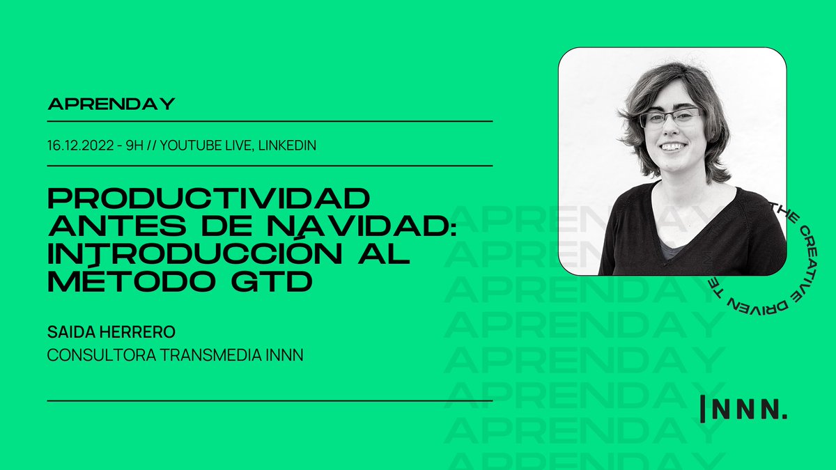 En el #Aprenday de hoy hemos hecho un repaso a los hábitos como clave para la productividad. Nuestra compañera <a href="/saiherrero/">Saida / Herrero</a> incluye también bibliografía para que sigamos explorando estos caminos.

Puedes verlo aquí: mtr.bio/innn
Y allá van lecturas para fin de año👇🧵