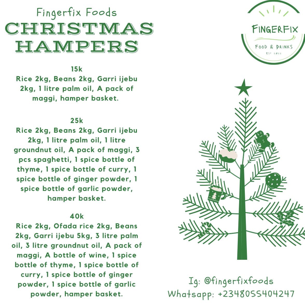 thewomenorbit's tweet photo. Fingerfixfoods is a food brand for healthy food stuffs, farm products & spices.
They deliver to your doorstep.
Their food stuffs includes Rice, Beans, Palm oil, Garri ijebu, Crayfish, Grinded pepper and other spices.
They sell wholesale, hamper & souvenir.
#twomarketplace https://t.co/rNEn7aRkbt