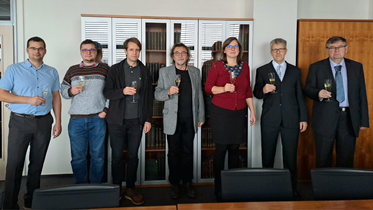 KGFLD_Prague's tweet photo. We are happy to announce that our student Ing. Kateřina Chaloupková, has successfully passed the doctoral state examinations and defended her dissertation. For her article in @AnnForSci, she recently received the Rector's Award for Doctoral Student Publications👏🥂🥳 https://t.co/0IBChmqzEV