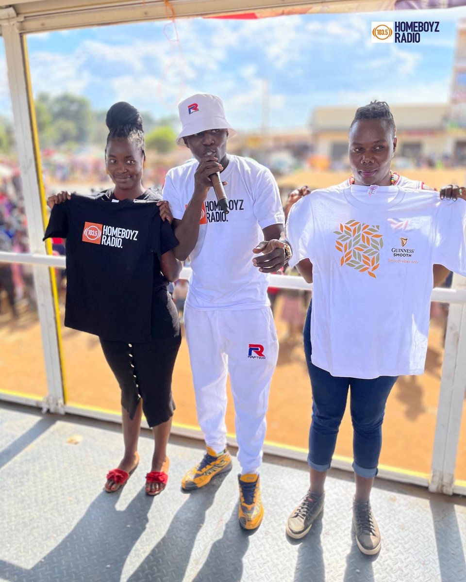 HomeboyzRadio's tweet photo. Leo @GuinnessKE wameamua wasee wa Eldoret lazma waskie poa🥳🔥na merch iko kwa wingi🥳🥳
Katambe sana🚀🚀
#EasyGoingSmoothFlowing
#GuinnessSmooth https://t.co/ZbORnxv4hn