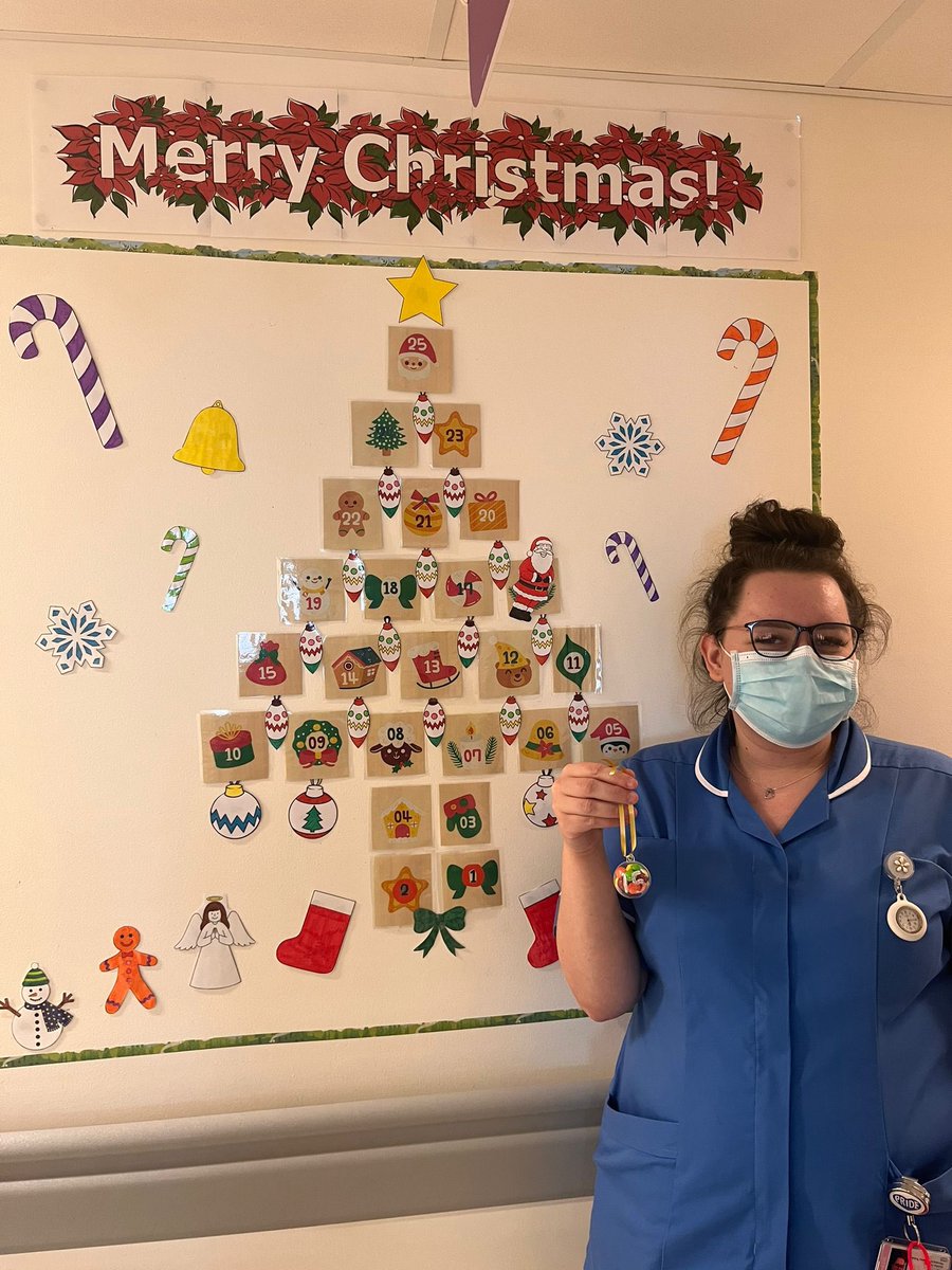 CED_BHRUT's tweet photo. 15th December 🎄 One Day late 😬Newly Qualified Staff Nurse Grace. One of our newest team members #CEDadvent #MeetTheTeam https://t.co/mfdj8RC716