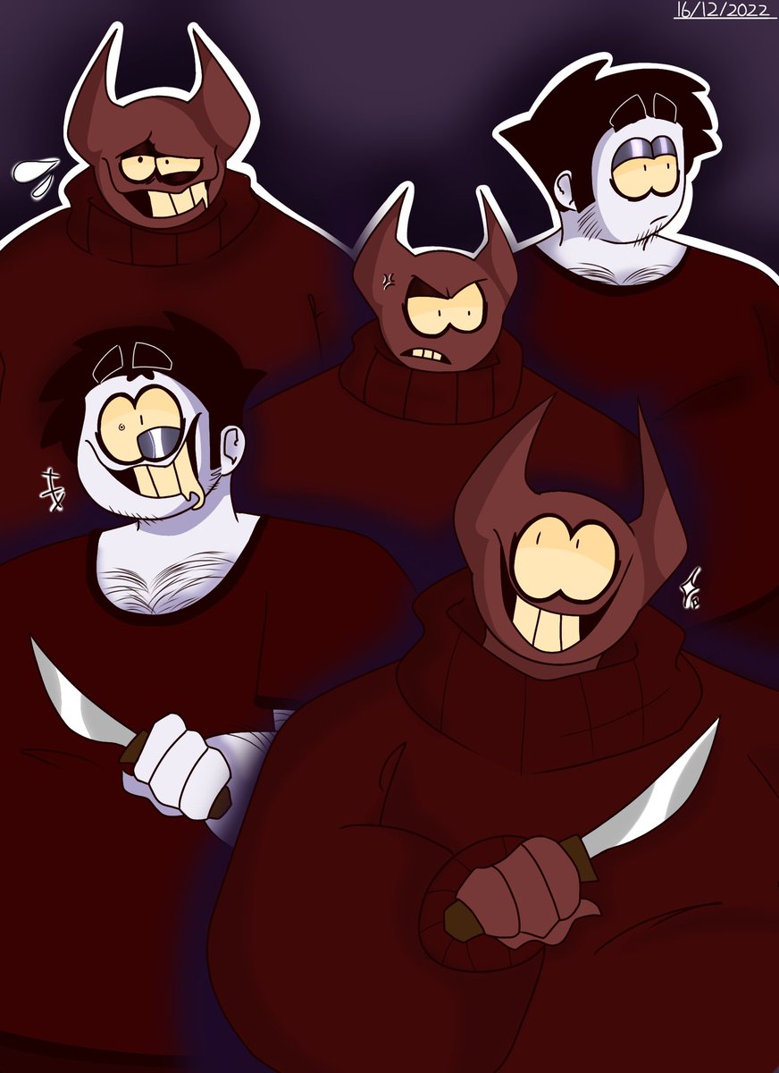 donatron9000's tweet photo. Here's the finished drawing! #BobVelseb #Fanart #Spookymonth #SrPelo https://t.co/DrqfbXQlPe