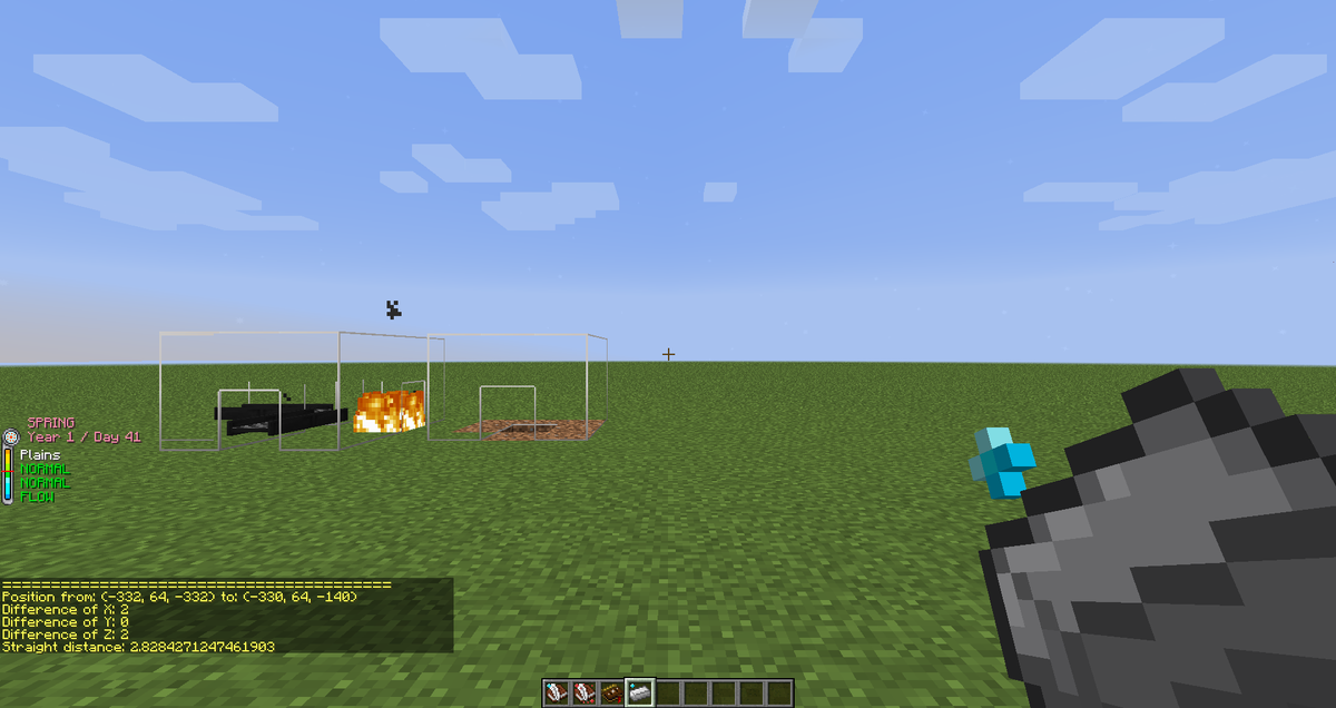Hiiragi_283_MC's tweet photo. #Minecraft #GOHD
定規を作りました
2点間の座標の各差分と直線距離を導出できます https://t.co/OVM3yDGPOo