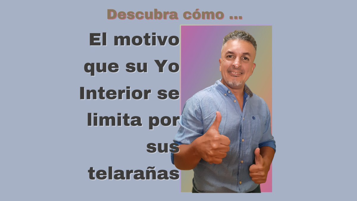 NestorAlfaroC's tweet photo. 🤲 Sabía usted que ... 🤔 las telarañas mentales afectan su yo interior: mente y alma ...
👍 sígueme para darle más consejos ...
🔥 https://t.co/ETQuYv4tWt
👍
#empoderateconnestor #yointerior #telarañas #cambiototaldevida #Liderazgo #coach #creandolideres #marcapersonal https://t.co/lsGuN2w4Cx