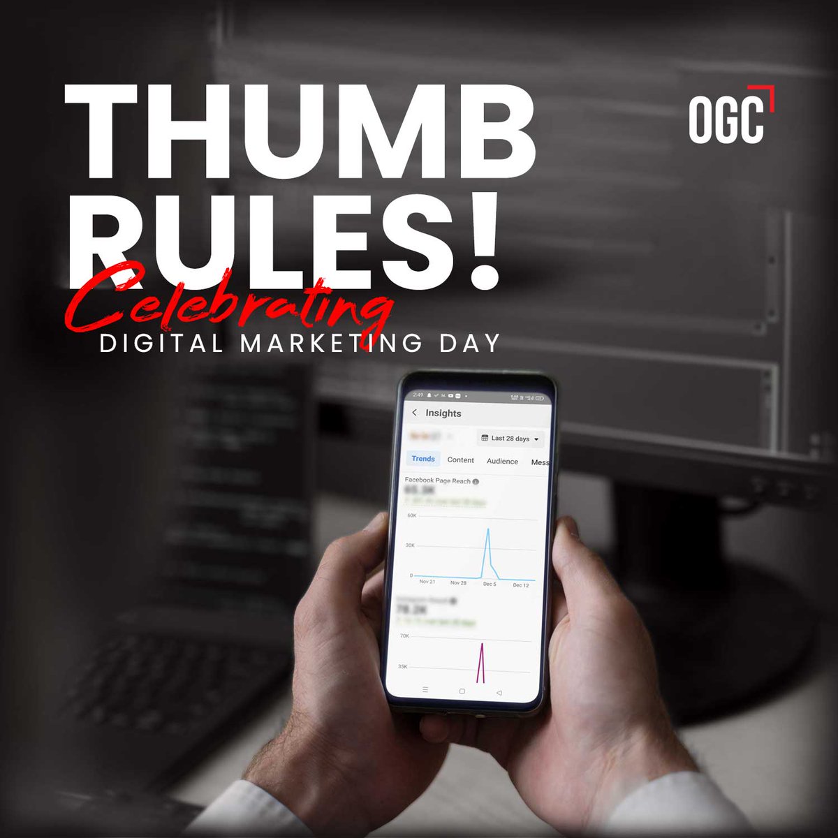 Optymice's tweet photo. To all those who made millions of thumbs to like, comment &amp; share… We owe you a great thanks! Happy Digital Marketing Day.
.
.
.
#digitalmarketingtraining #digitalmarketingservices #digitalmarketingday #digitalmarketingday2022 #OGC #keneticx #Kreycells https://t.co/9CwwU851SA