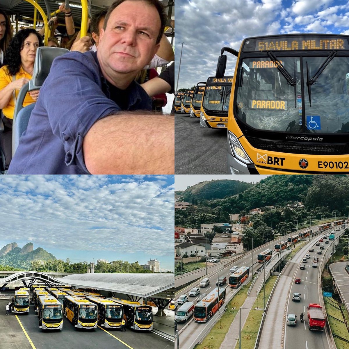 CddGel's tweet photo. Os primeiros novos ônibus do BRT já estão na rua! A partir de agora, todo o corredor da Transolímpica passa a funcionar com veículos novos, modernos, com ar-condicionado, sensores que impedem de circular com as portas abertas e muito conforto pros passageiros. https://t.co/56mgrky95P