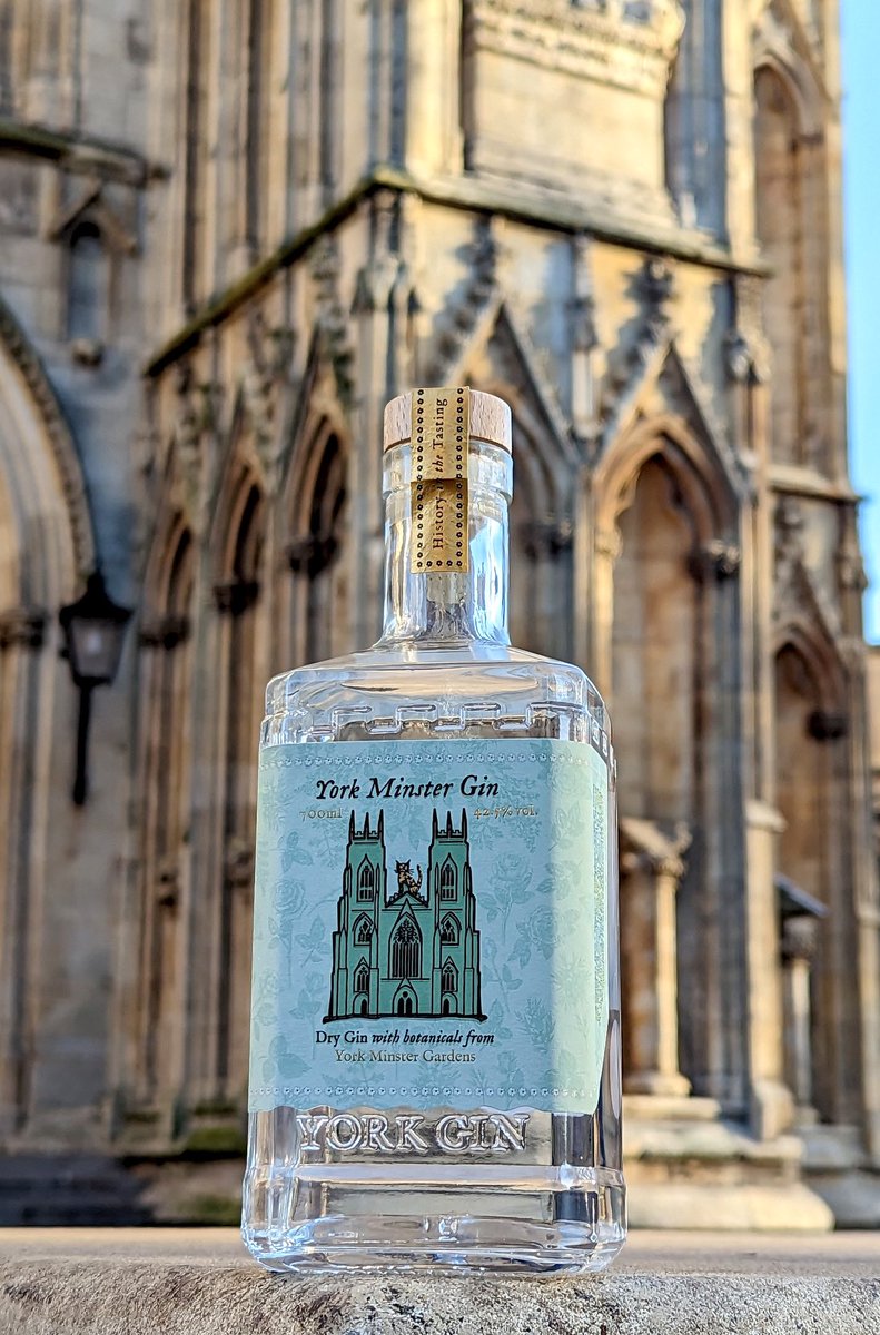 yorkgin's tweet photo. York Minster now has its very own gin, created by the York Gin Company.  Herbs from the Minster’s Dean’s Park, and York Minster Rose petals give this gin a unique, delightful character.

Available exclusively in the @York_Minster gift shop from midday Mon-Sat &amp; from 12:30 Sun. https://t.co/BxAQdcXaGV
