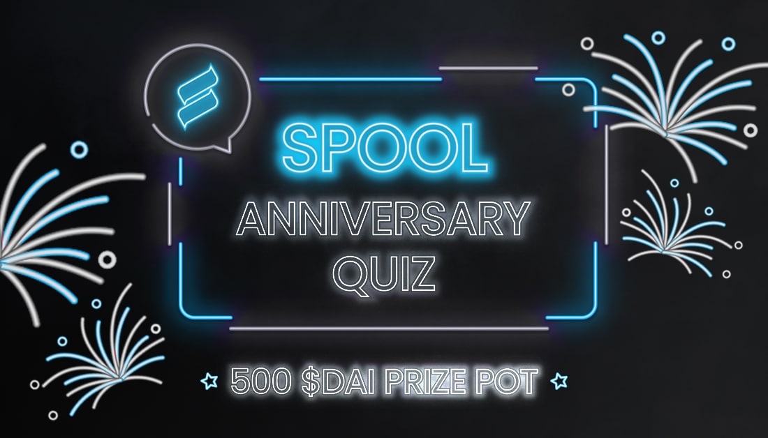 YieldLayer's tweet photo. π΅ As the final celebratory part of our 1 year LBP anniversary, itβs #SpoolLBP QUIZ Time!
To stand the chance of winning $100 in #DAI, test YOUR MIGHT by answering the questions in this Google form:
https://t.co/UC0mKSxqLb
π https://t.co/Qnquzr5iOR