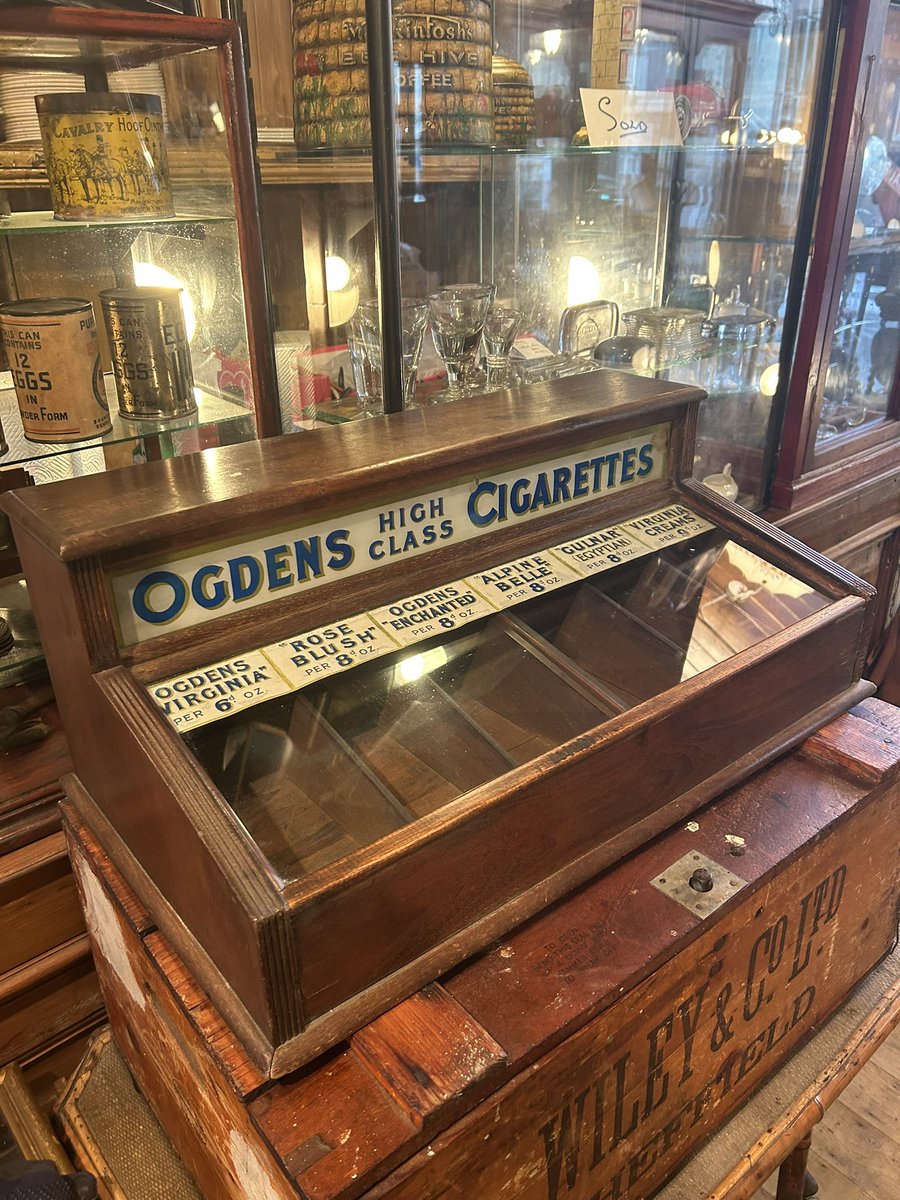 Rex’s Emporium Scarborough. Antique advertising curios for f great interest. Lots of great new stock now in. Rex