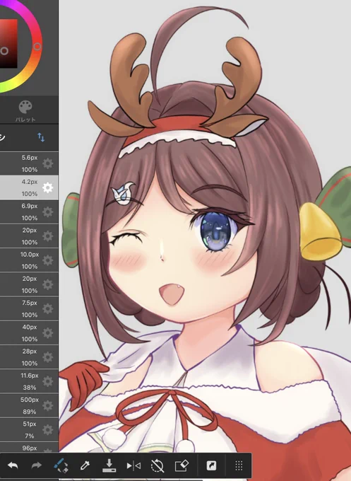 今描いてる長鯨ちゃん明日には出来そう( ˘ω˘ ) 