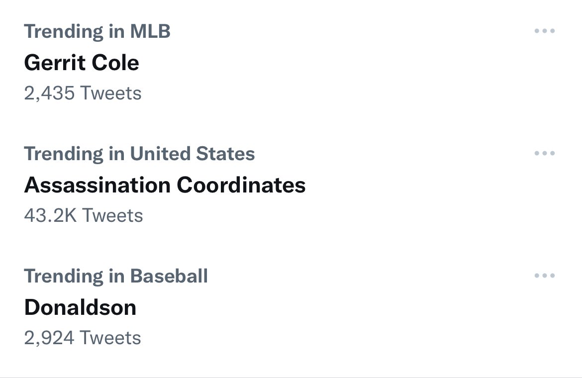 I thought Cole and Donaldson had buried the hatchet…