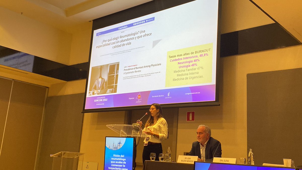 SORCOM1's tweet photo. La Dra. Elena Rabadán da su visión sobre el atractivo de la especialidad y aporta algunas estrategias para mejorarla
#SORCOM22 https://t.co/CMhRElmOuS