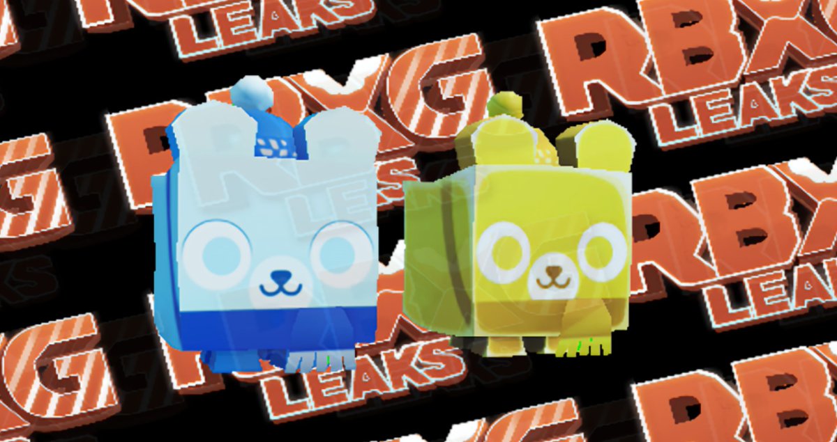 PsxLeaks01's tweet photo. New Pets!
#PetSimulatorX 
Credit: #RBXGLeaks https://t.co/T4nYrVpH5D