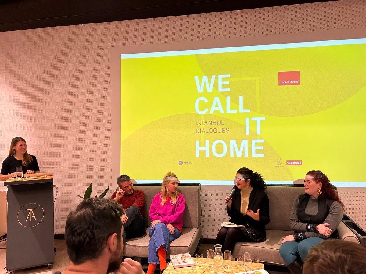 Ezgi_Toper's tweet photo. Had such a lovely time at the #IstanbulDialogues event yesterday hosted by the inspiring @TheTurkishLife 

Theme was ‘Local Flavors’ and as a big foodie, I was very excited to listen to &amp; later chat with panelists @IRondinella @Frarosagungen @LemieuxAndrea #KorneliaBinicewicz https://t.co/aAIoLtlUZy